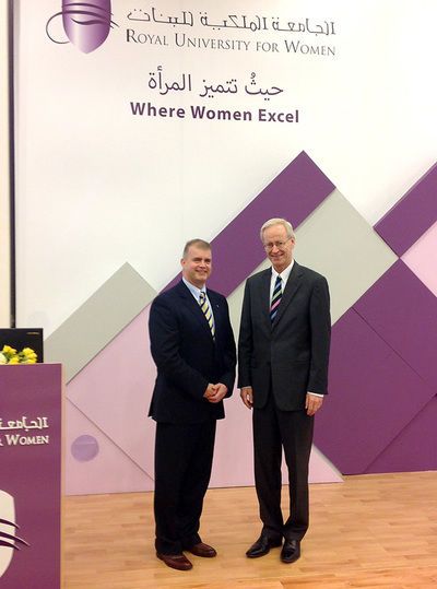 Fleming and Roebuck pictured at the Bahrain workshop