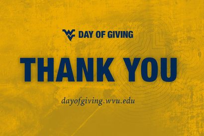 Image that says "DAY OF GIVING — THANK YOU"