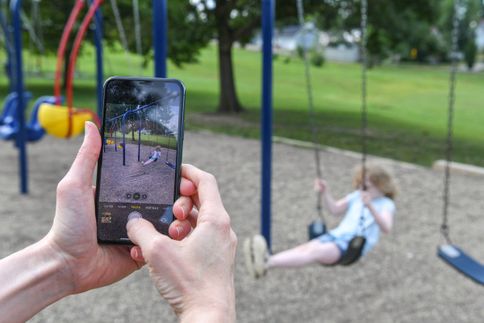 One WVU researcher’s studies may have parents thinking twice before they post photos of their children on social media. Not only does it raise questions about consent and privacy, but it also leaves kids vulnerable to online predators. (WVU Photo/Jennifer