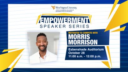 Morris Morrison, business alumnus, visits the Chambers College for his Empowerment Series event, "Motivated to Compete with Morris Morrison"