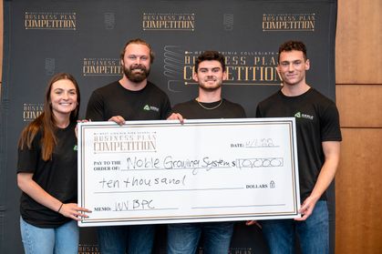 Students win money to support their business idea in the Collegiate Business Plan Competition 