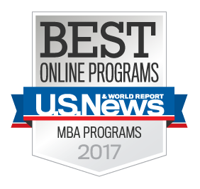 Seal for best online programs-MBA