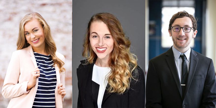 Portraits of 2020 grads Kaitlyn-Brooke-Dakota